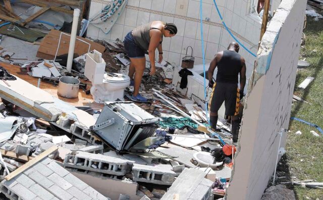 Bahamas prevé retirar 450 millones de kilos de escombros luego del paso de Dorian