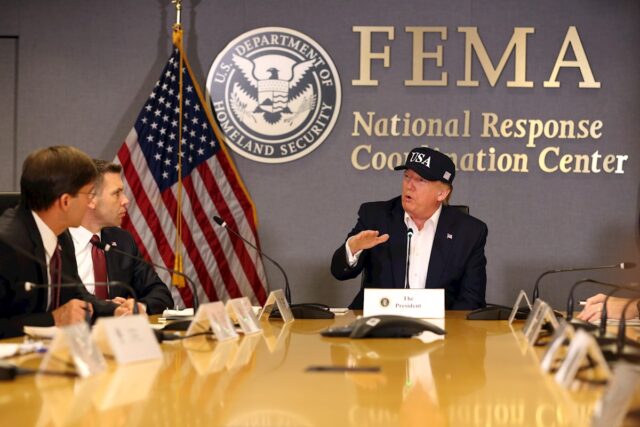 Trump emite declaración de emergencia para Georgia y las Carolinas