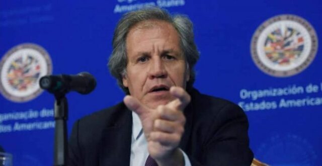 Luis Almagro expresó su apoyo al perseguido político Manuel Avendaño