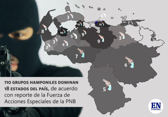 110 bandas criminales tienen secuestrada a Venezuela