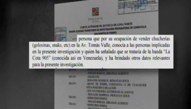 Descuartizadores del venezolano en Perú pertenecen a la banda La Cota 905