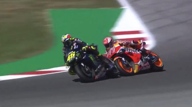 Márquez y Rossi protagonizaron en Misano un nuevo altercado