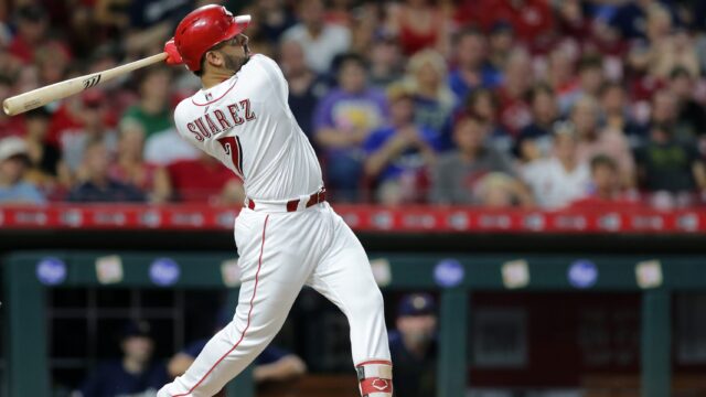 [VIDEO] Eugenio Suárez se puso a tres jonrones de Galarraga