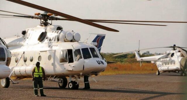 Tres fallecidos al estrellarse un helicóptero de la ONU en la República Centroafricana