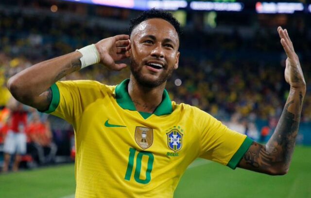 Neymar regresó con gol ante Colombia
