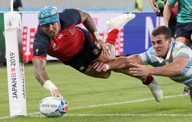 Inglaterra derrotó a Argentina en el Mundial de Rugby