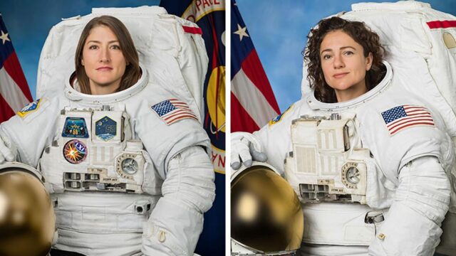 Dos astronautas inician el primer paseo espacial exclusivamente femenino