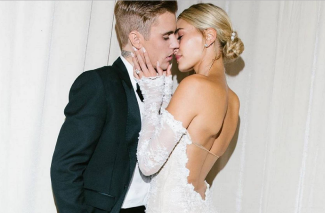 Justin y Hailey Bieber compartieron nuevas fotos de su boda