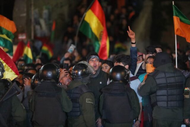 Al menos 27 detenidos en Bolivia en protestas por supuesto fraude electoral