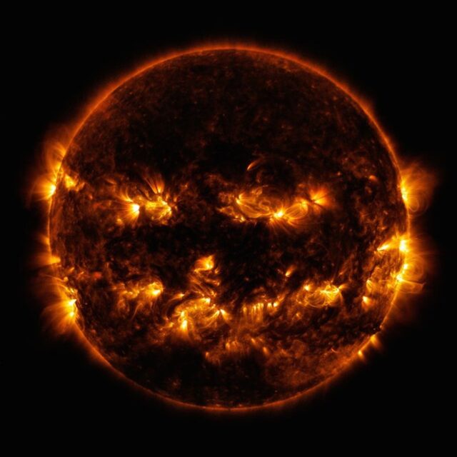 La NASA compartió imagen para la celebración del Halloween