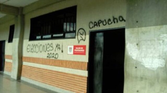 Grupos irregulares ocasionaron daños en la Universidad de Carabobo