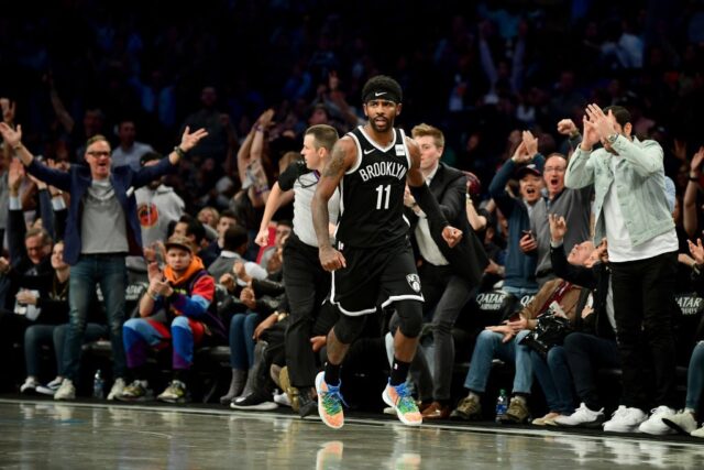 Kyrie Irving marcó un hito en su estreno con los Nets de Brooklyn
