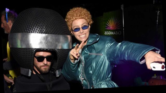 Jessica Biel se disfrazó de Justin Timberlake para Halloween