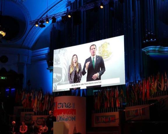 Juan Guaidó agradeció el premio que le otorgó One Young World