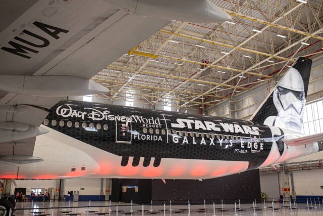 Disney y Latam Airlines presentaron el Stormtrooper Plane