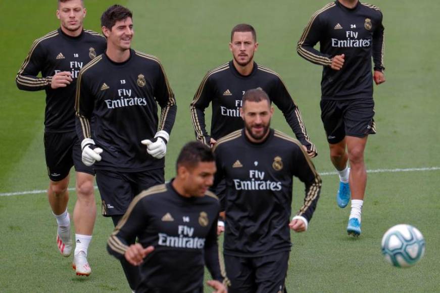 Real Madrid entrenamiento-AFP