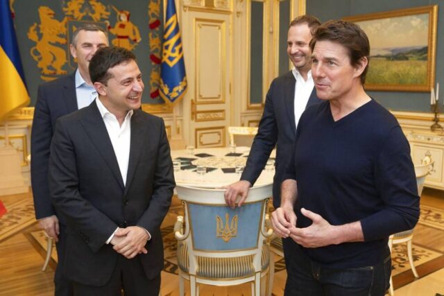 Tom Cruise viajó a Ucrania para un proyecto cinematográfico