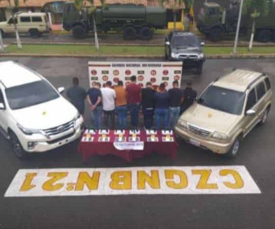 Desmantelan banda dedicada al tráfico de drogas en Táchira
