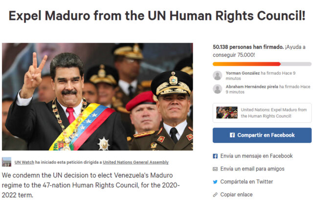 Diego Arria: Firmemos la petición para expulsar a Maduro del Consejo de DD HH de la ONU