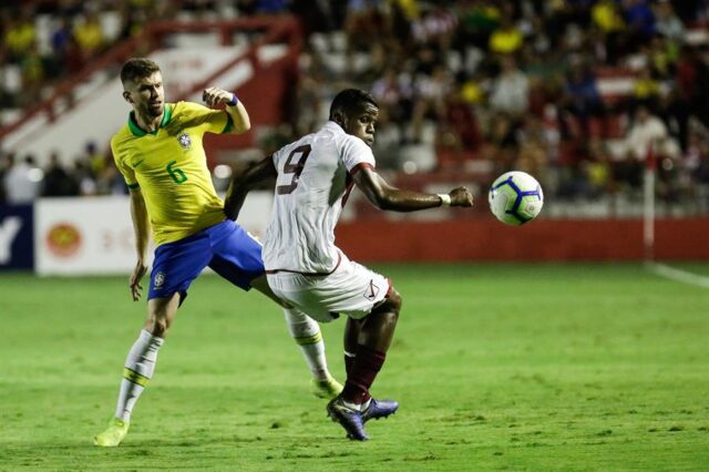 Floja presentación de la Vinotinto sub 23 ante Brasil