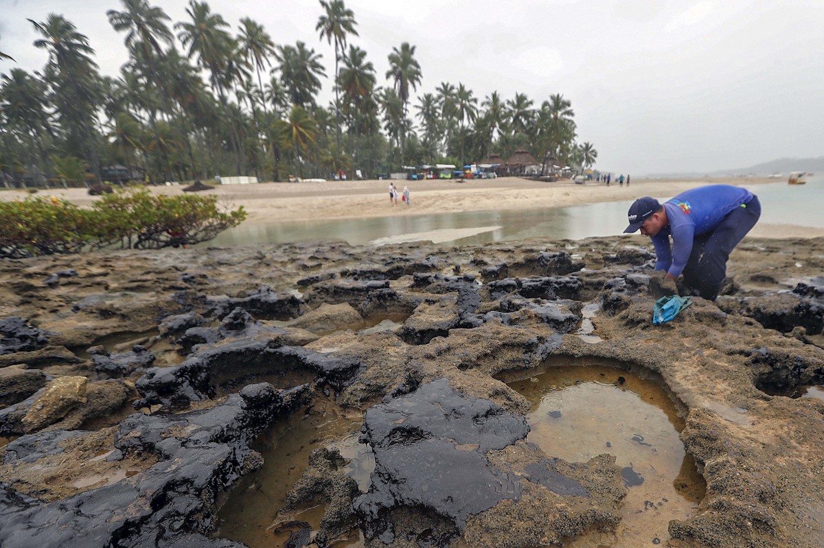 Brasil derrame petróleo