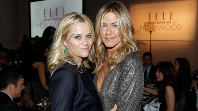 Jennifer Aniston y Reese Witherspoon recrearon escena de Friends