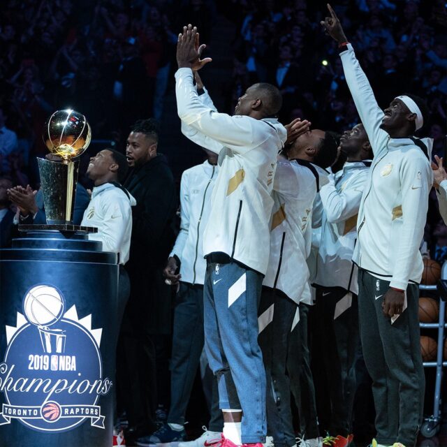Raptors recibieron anillos de campeones de la 2018-2019