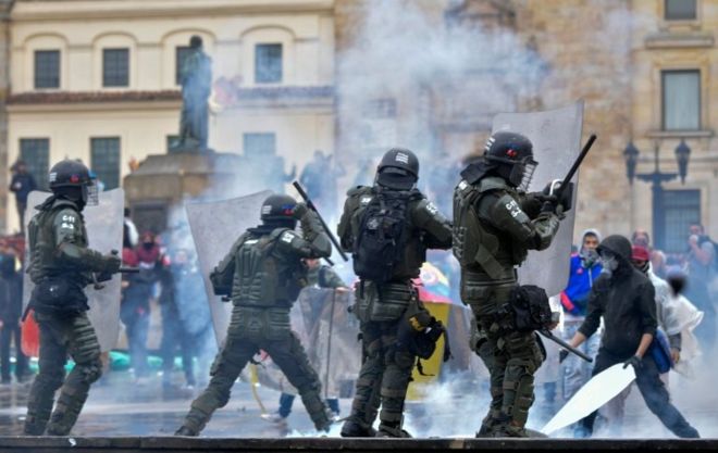 Protestas Colombia
