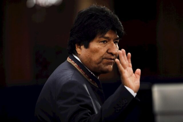 La reacción de Evo Morales luego de la proclamación de la presidente interina