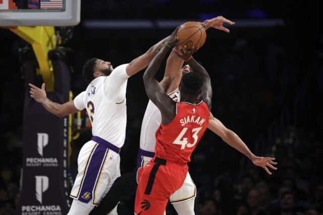 Raptors sorprendieron a Lakers y le quitaron el invicto en casa
