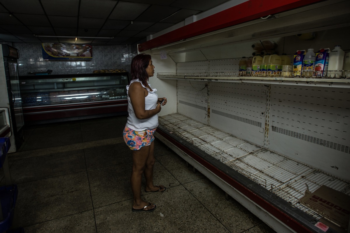 Crisis en Venezuela, hambre, escasez, alimentos