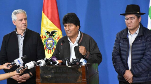 Morales: “Decidí renunciar a mi cargo para que dejen de maltratar y perjudicar a miles de hermanos”
