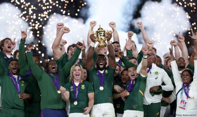 Los Springboks de Sudáfrica son los campeones del Mundial de Rugby