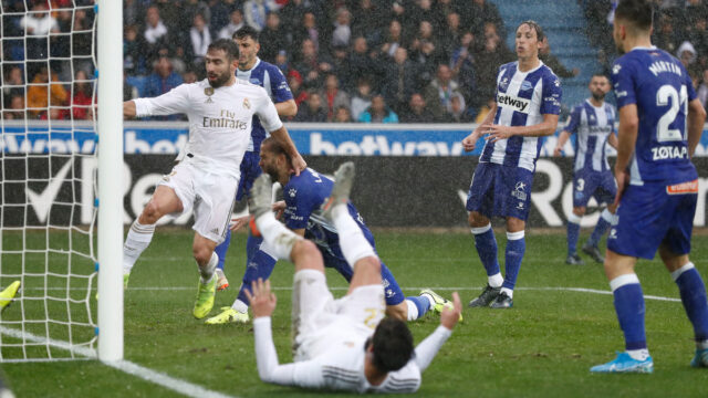 Real Madrid se afianzó en el primer lugar gracias a un gol de Carvajal