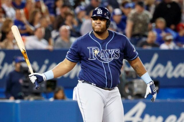 Jesús Aguilar fue puesto en asignación por los Rays de Tampa Bay