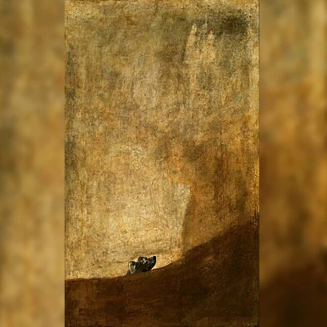 Somos el perro de Goya