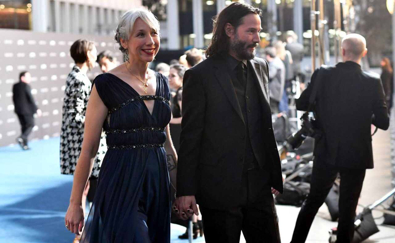 Keanu Reeves y su novia