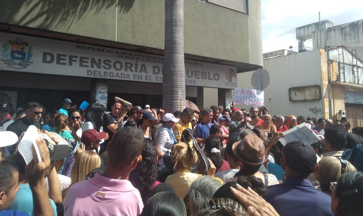 Protesta Defensoría del Pueblo