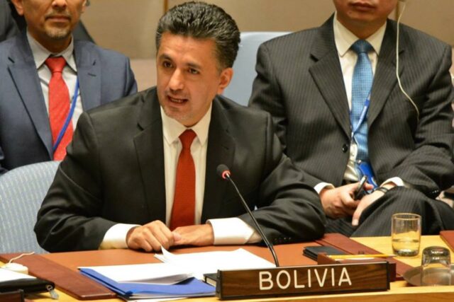 Embajador de Bolivia ante la ONU: El mandato de Evo Morales expira el 22 de enero de 2020