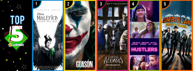“Maléfica: Dueña del mal” se mantiene en lo más alto del Top 5 Cinex