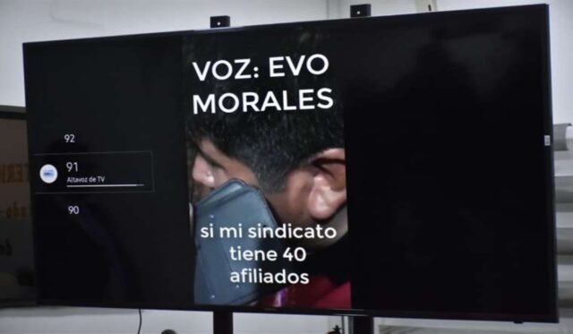 Filtran audio de Evo Morales en el que planifica crear caos en Bolivia