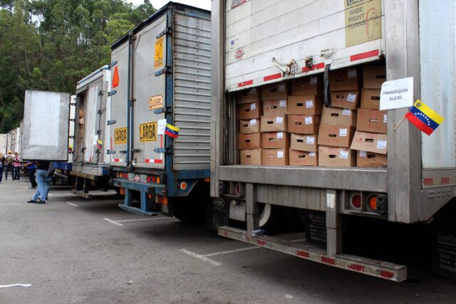 El régimen de Maduro empezó a distribuir las "27.000 toneladas de pernil"