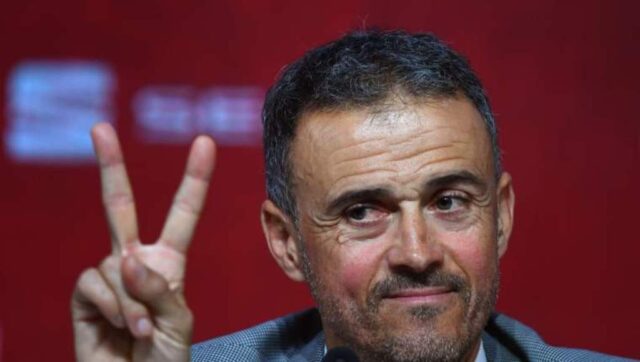 Luis Enrique dijo presente en el encuentro entre el Villarreal y el Atlético