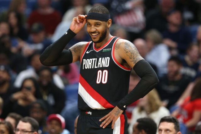Carmelo Anthony tiene enamorados a los Trail Blazers