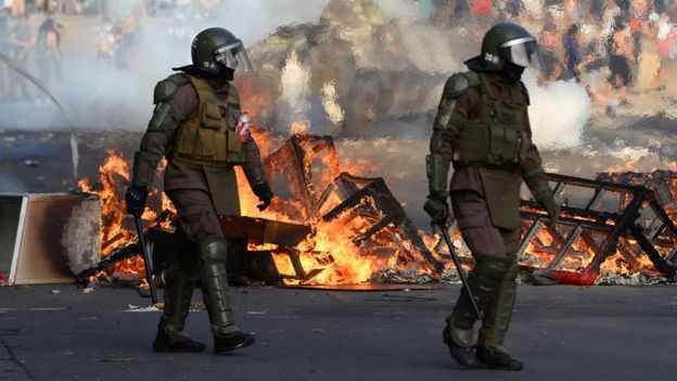 ONU: Hubo un elevado número de violaciones de DD HH por represión en Chile