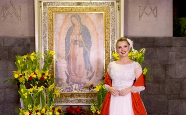Marjorie De Sousa le cantó a la Virgen de Guadalupe en su día