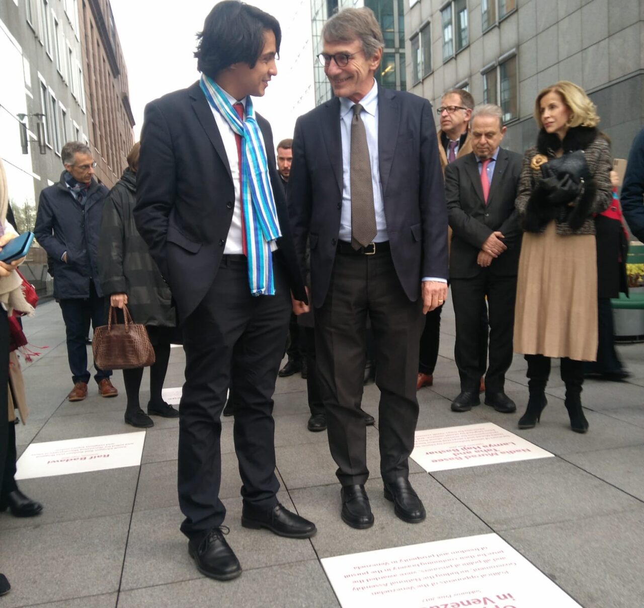 El Parlamento Europeo inauguró el Paseo Sájarov de la Libertad