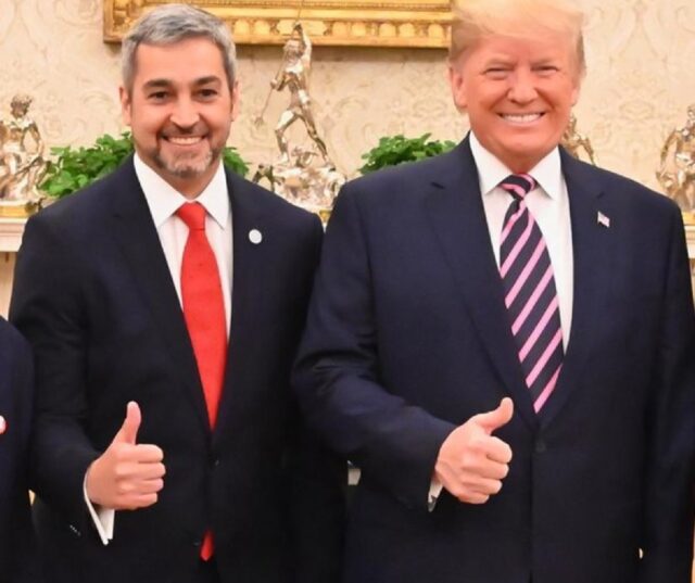 Donald Trump a Mario Abdo: "Hoy discutiremos sobre Venezuela"