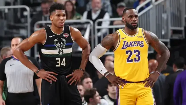 LeBron James y Giannis Antetokounmpo lideran las votaciones de los fans para el All-Star