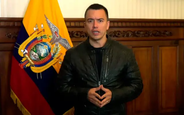 Noboa decreta nuevo estado de excepción en Ecuador, que llama "fase 2 de guerra" al crimen